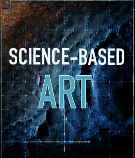 Science-Based Art graphic introducing E. Lee Wilson Jr.'s visual investigations.
